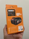 Genuine Worx Powershare Pro 20V 5.0 Ah Battery, WA3675. Fixed Price $74.95.
