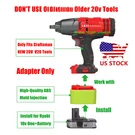 Adapter Used For Ryobi 18V Battery Power Craftsman New 20V Red V-20 Tools. Fixed Price $8.49.
