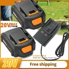 For Worx 20-VOLT Power Share Lithium Battery Charger WA3575 WA3525 WA3606. Fixed Price $52.00.