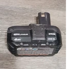 Ryobi One+ 18V Lithium-ion Rechargeable 4AH Power Tool Battery Black. Fixed Price $34.00.