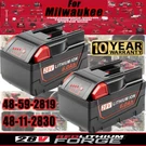 2PACK 6.0AH Lithium For Milwaukee 28V Battery 48-11-2830 48-59-0280 48-59-2818. Fixed Price $78.00.
