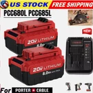 For Porter Cable Volt Lithium Battery /charger Max 5.0AH PCC680L PCC685L. Fixed Price $21.98.