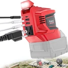 200W Power Inverter Compatible With Milwaukee 18V Battery, Ecarke Dc To Ac. Fixed Price $44.79.