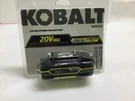 Kobalt #0437530 20V Max Lithium-ion 2.0AH Up To 3X Run Battery. Fixed Price $28.99.