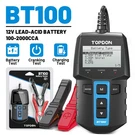 Topdon BT100 Reverse Polarity Protection 12V Battery Tester Charging Analyzer. Fixed Price $42.99.