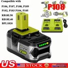 12AH For Ryobi 18V One P108 P105 High Capacity Lithium-ion Battery /charger. Fixed Price $17.99.