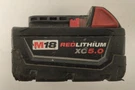 Milwaukee M18 5.0 Battery (P08035296). Fixed Price $55.00.