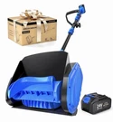 Electric Cordless Snow Shovel, 14.4-INCH 24V 5.0AH Brushless. Fixed Price $99.99.
