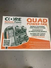 Core CQP480 Quad Power Pak Charger No Cells. Fixed Price $75.00.