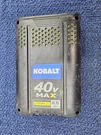 Kobalt KB-245-06 40-VOLT 2.5AH Rechargeable Lithium Ion Battery Cordless Power. Fixed Price $85.80.