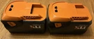 Ridgid E183634 24V 3.0 Ah Li-ion Batteries For Parts Repair. Fixed Price $40.00.