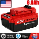 New For Porter Cable PCC680L 20V 8.0AH Max Lithium-ion Battery PCC685L PCC682L. Fixed Price $22.79.
