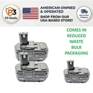 Rechargeable 18V One+ Lithium-ion Battery 2-PACK Reliable 4 Ah Performance. Fixed Price $203.99.