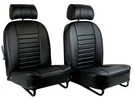 Mgb,mgb Gt Seat Covers 70-80 Recliner With Headrest Pair, Black. Fixed Price $670.36.