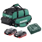 Metabo Starter 18V 2X 4.0AH Lihd Battery And Charger Kit For Li-ion. Fixed Price $312.99.