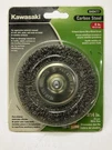 Kawasaki 840477 Coarse Crimped Wire Wheel Brush, 4". Fixed Price $13.99.