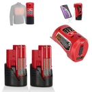 Pack 3.0AH Lithium Battery & Charger For Milwaukee 12V M-12 Heated Jacket. Fixed Price $33.99.