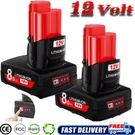 For Milwaukee 48-11-2460 M12 Lithium 8.0AH Extended Capacity Battery. Fixed Price $54.43.