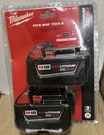 Milwaukee (48-11-1822) Redlithium XC3.0 Li-ion Battery Pack New Sealed. Fixed Price $119.99.