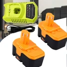 Replacement For Ryobi 18V Battery/charger P100 P101 ABP1801. Fixed Price $54.00.