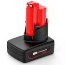 Wecachwe 8.0AH Replacement For Milwaukee 12V 1PC Battery, Red. Fixed Price $32.29.