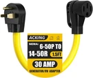 Acking Nema 6-50P To 14-50R Adapter, Amp 3 Welder Plug Prong.... Fixed Price $32.99.