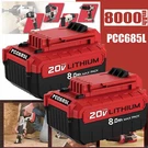 1-4PCS 20 Volt For Porter Cable 8.0AH Max Li-ion Battery PCC685L,PCC680L,PCC681L. Fixed Price $98.98.