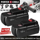 2PACK PC18B For Porter Cable 4.5AH Battery Volt PC1801D PC186CS Drill Saw. Fixed Price $36.00.