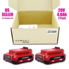 2PK 20V 4.0AH For Craftsman V20 Lithium Battery CMCB204 CMCB206 2AH CMCB201. Fixed Price $56.99.