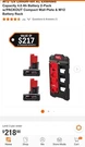 New Milwaukee M12 Packout & XC4.0 Batteries Bundle 48-11-2442PO. Fixed Price $149.99.