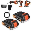 Pack 20V Max 3.0AH Battery And Charger Combo For Black+decker Batteries. Fixed Price $39.99.