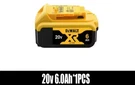Dewalt 20V 6AH Battery Single Pack For DCD805 DCF850 DCB200 Tools. Fixed Price $52.00.