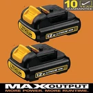 2-PACK 3.0AH For Dewalt 12V Max Lithium Ion Battery DCB120R DCB127 DCB122. Fixed Price $20.19.