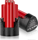 2-PACK 4.0AH 12V Lithium Replacement Battery 48-11-2440 48-11-2420 Compatible. Fixed Price $14.01.