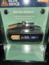 Brand New Blue Ridge Tools 20V Replacement Battery. Fixed Price $19.00.