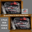 Milwaukee M18 Pack X2 XC8.0 Forge Ah Batteries 48-11-1881 Genuine Battery. Fixed Price $284.98.