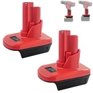 Btrui 2PCS For M18 To M12 Battery Adapter, Milwaukee 18V 12V.... Fixed Price $54.10.
