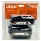 Ridgid 18V Compact Lithium-ion Battery ( 2-PACK) AC8400802P. Fixed Price $54.95.