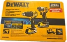 Dewalt 20 Volt Max Powerstack Brushless Cordless 2-TOOL Combo Kit- DCK228E2, New. Fixed Price $250.50.