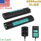 4.0AH Ni-mh 9.6V Battery /charger For Makita 9000 9033 9600 191681-2 632007-4. Fixed Price $60.95.
