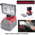 28W Led Work Light For Milwaukee 18V Lithium Battery Outdoor Lamp W/usb New. Fixed Price $25.99.
