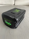 Greenworks 80V Lithium Ion Battery 2.5AH Genuine 38MIN Charge Time BAB471 (O8). Fixed Price $94.99.