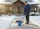 24V Cordless Snow Shovel Brushless 14.4 Inch Electric Blower Battery Used. Fixed Price $49.99.