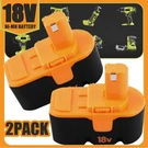2PACK For Ryobi Plus Volt Ni-mh Battery P100 13022 ABP1801 P101 ABP1803. Fixed Price $34.00.