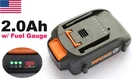 2.0AH 20V Max Lithium Battery For Worx WA3520 WA3512.1 WG163 WG151S WG155S WG629. Fixed Price $13.99.