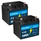 Pack Kunlun Lithium Battery LIFEPO4 12V 50AH Solar Batteries For Deep Cycle Rv. Fixed Price $165.99.