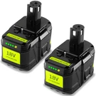 2 Pack 9.0AH 6.0AH Lithium-ion Battery For Ryobi 18VOLT P108 P107 One Plus. Fixed Price $65.98.