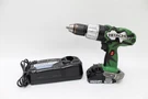 Hitachi 18V 1/2" Cordless Hammer Drill Kit W/ 1.5 Ah Battery, Dv 18DL. Fixed Price $50.99.