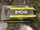 New Genuine Ryobi 40V 8AH Lithium-ion Battery Oem Model# OP40804 Plus Charger. Fixed Price $200.00.