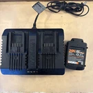 Worx WA3884 Power Share Dual Quick Charger And 20V Cordless Battery Works Great. Fixed Price $44.99.
